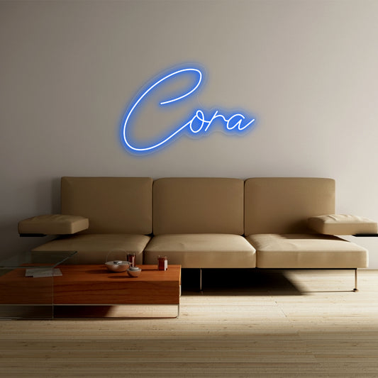 Cora Neon Sign