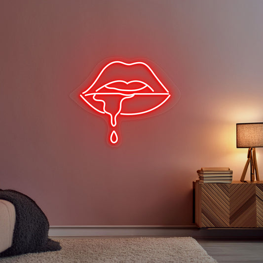 Lips Neon Sign