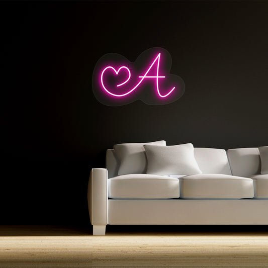 Letter Neon Sign