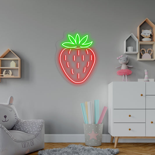 Strawberry Neon Sign